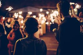 marriage celebration in the evening