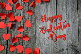 Rose Valentine Day wood