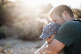 Child Cute with Dad