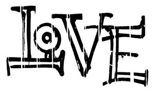 love graffiti lettering drawing