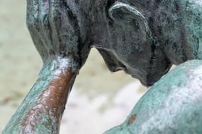 Statue of the thinking man