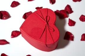 Heart Box Red rose