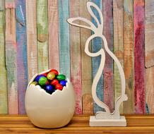 Easter Bunny Colorful drawing