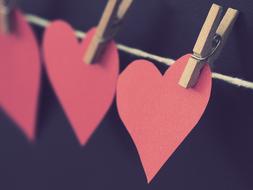 Romance Love Heart papper