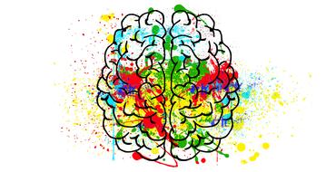 Colorful brain mind clipart
