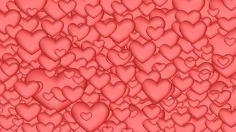 romantic red design