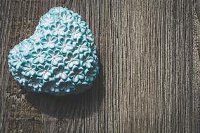 blue Heart Decoration Design