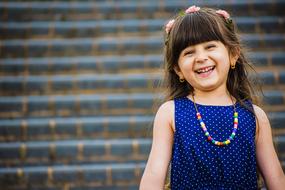 Happy Fun Little girl