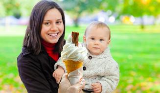 ice cream for a young family