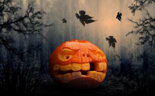 clipart of Halloween Pumpkins Autumn poster