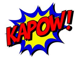 kapow comic book drawing