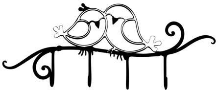 love birds animals fence drawing