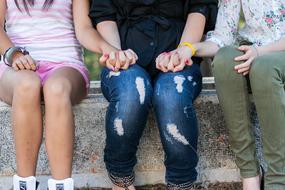 Friends Young legs