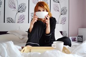 Girl In Bed