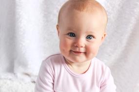 photo of a smiling baby