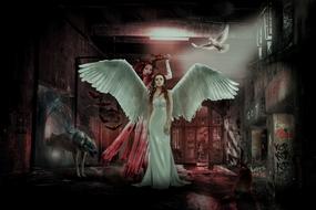 Composing Fantasy, Mystical banner as a drawing
