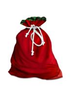 red bag with white drawstring for a gift