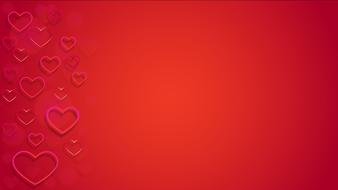 clipart of red hearts love wallpaper background