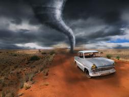 Tornado Escape car