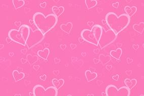 Valentine Love Romantic banner drawing