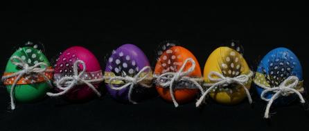 Colorful Easter Eggs decorated