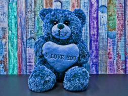 Teddy Love Romance blue