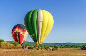 two Balloons Hot Air