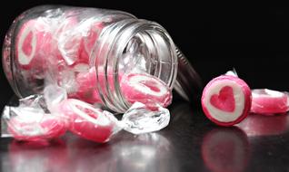 Candy Heart pink