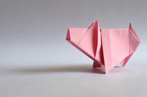 Paper Pork Symbol pink