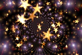 christmas star light rays drawing