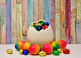 chocolate eggs Colored