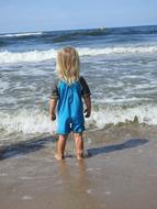 Child near Sea Water