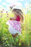 amazingly beautiful Girl Running