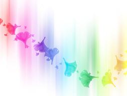 background rainbow colors drawing