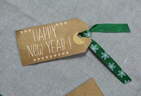 New Year Label