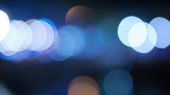 Bokeh, Blur Blue colors