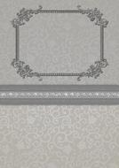 background frame silver ornament drawing