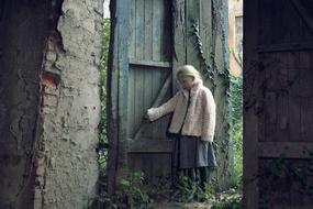 Abandoned door Girl