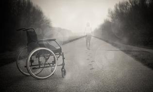 Wheelchair Inspiration person fog