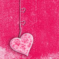 background pink heart