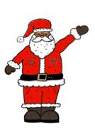 christmas holiday happy man drawing