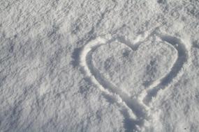 Snow Heart white