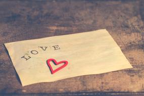 Paper Love heart