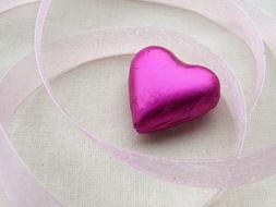 Heart Pink Greeting