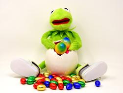 Easter Eggs Kermit frog