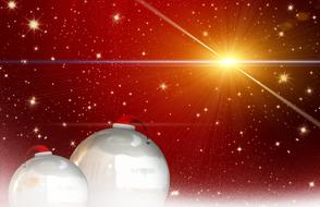 Christmas Star Happy Holidays card