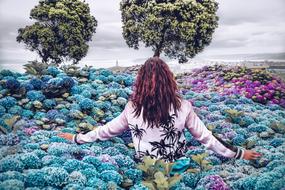 purposes life world flowers drawing
