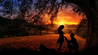 Sunset Outdoors people