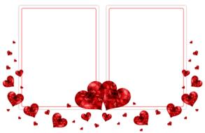 postcard frame photo frame drawing