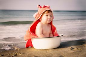 Baby Crab towel